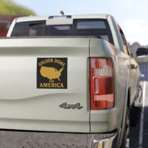 Golden Dome For America Car Manget