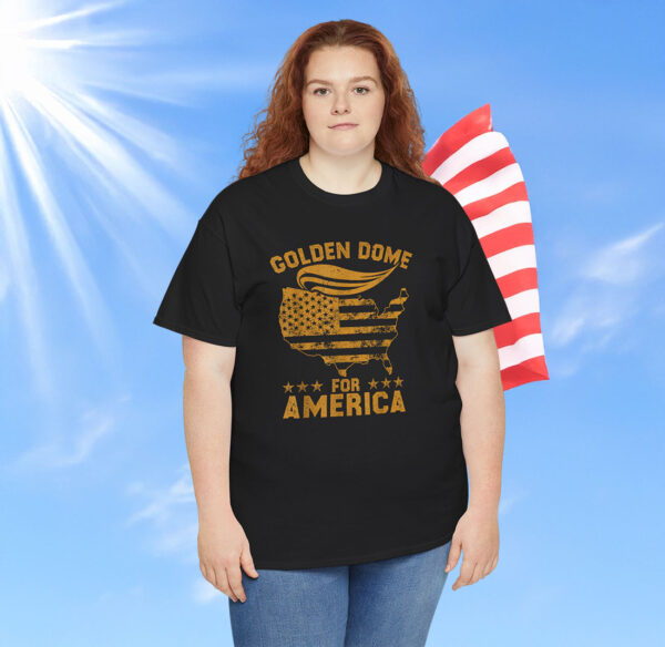 Golden Dome For America Flag Shirt