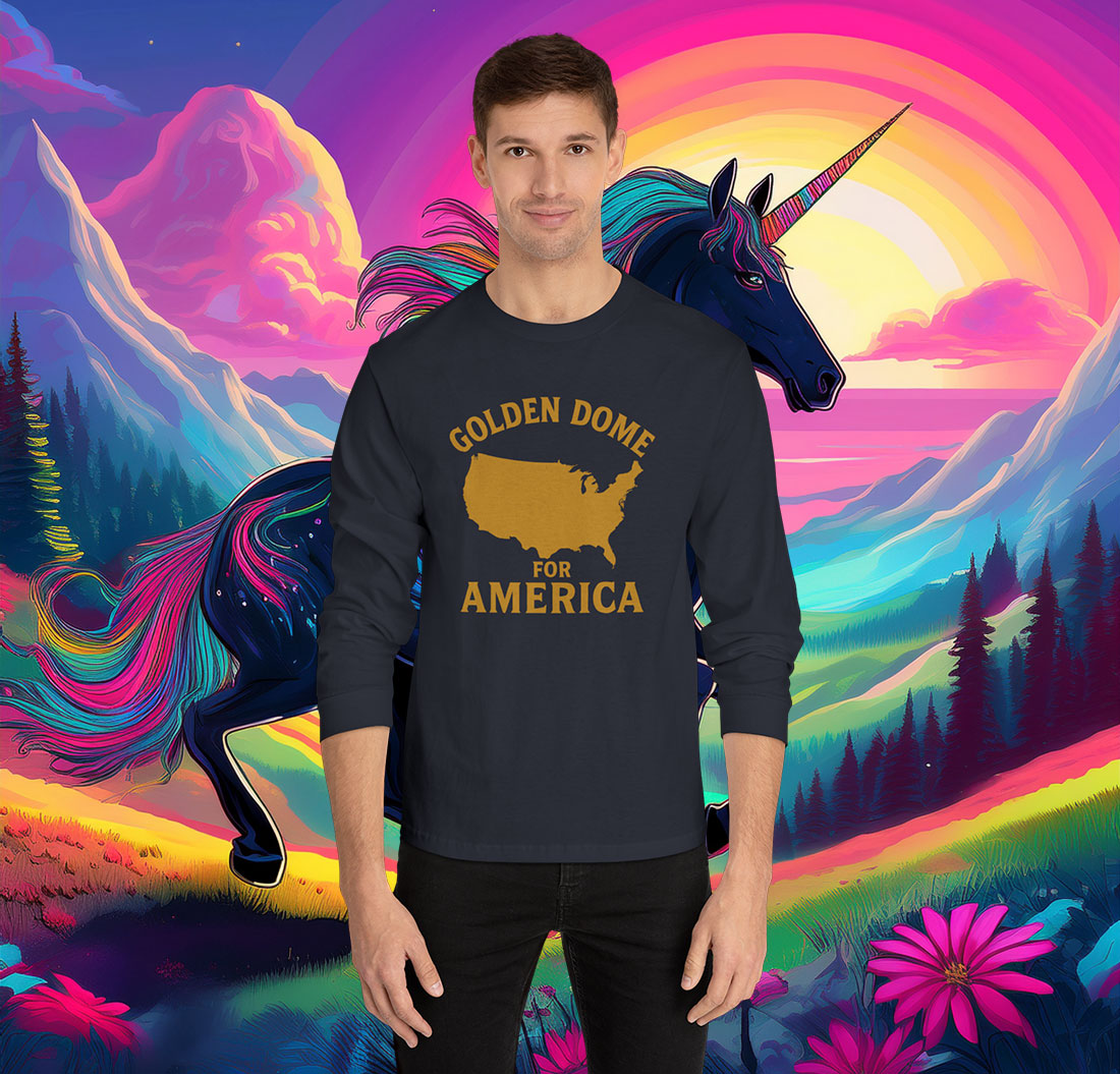 Golden Dome For America Long Sleeve
