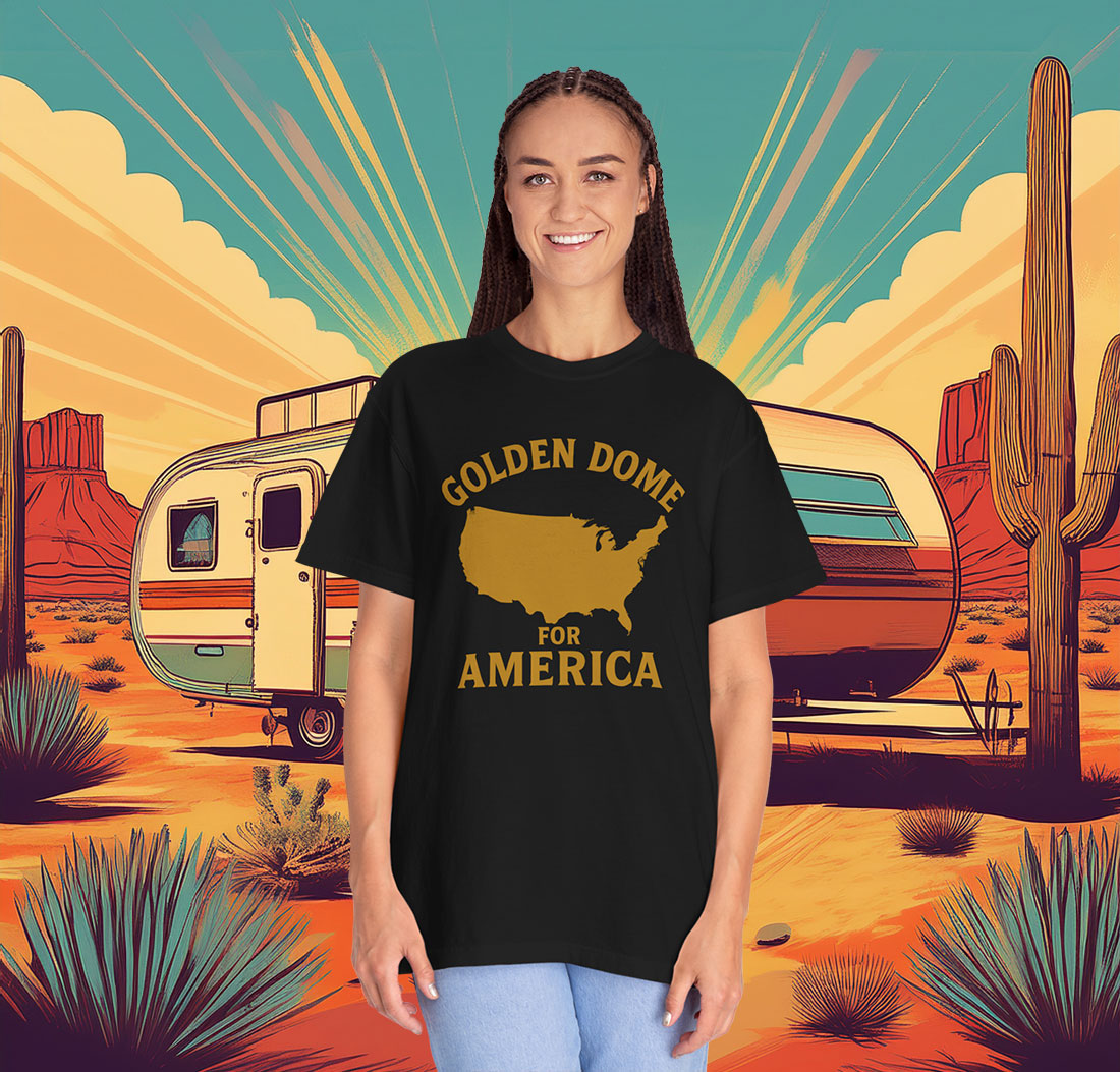 Golden Dome For America Shirt Womens