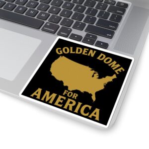Golden Dome For America Stickers