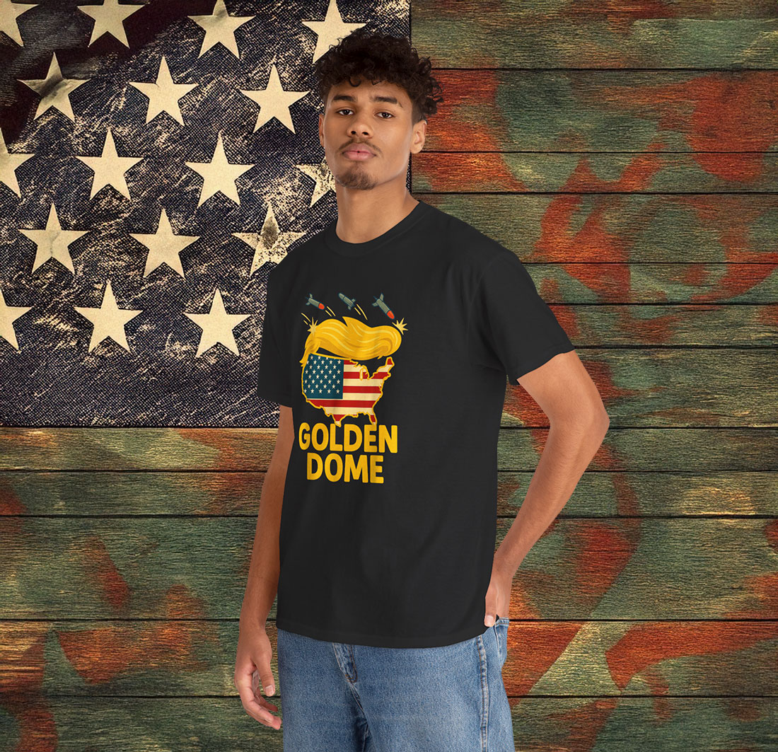 Golden Dome Hair Shield USA Shirt