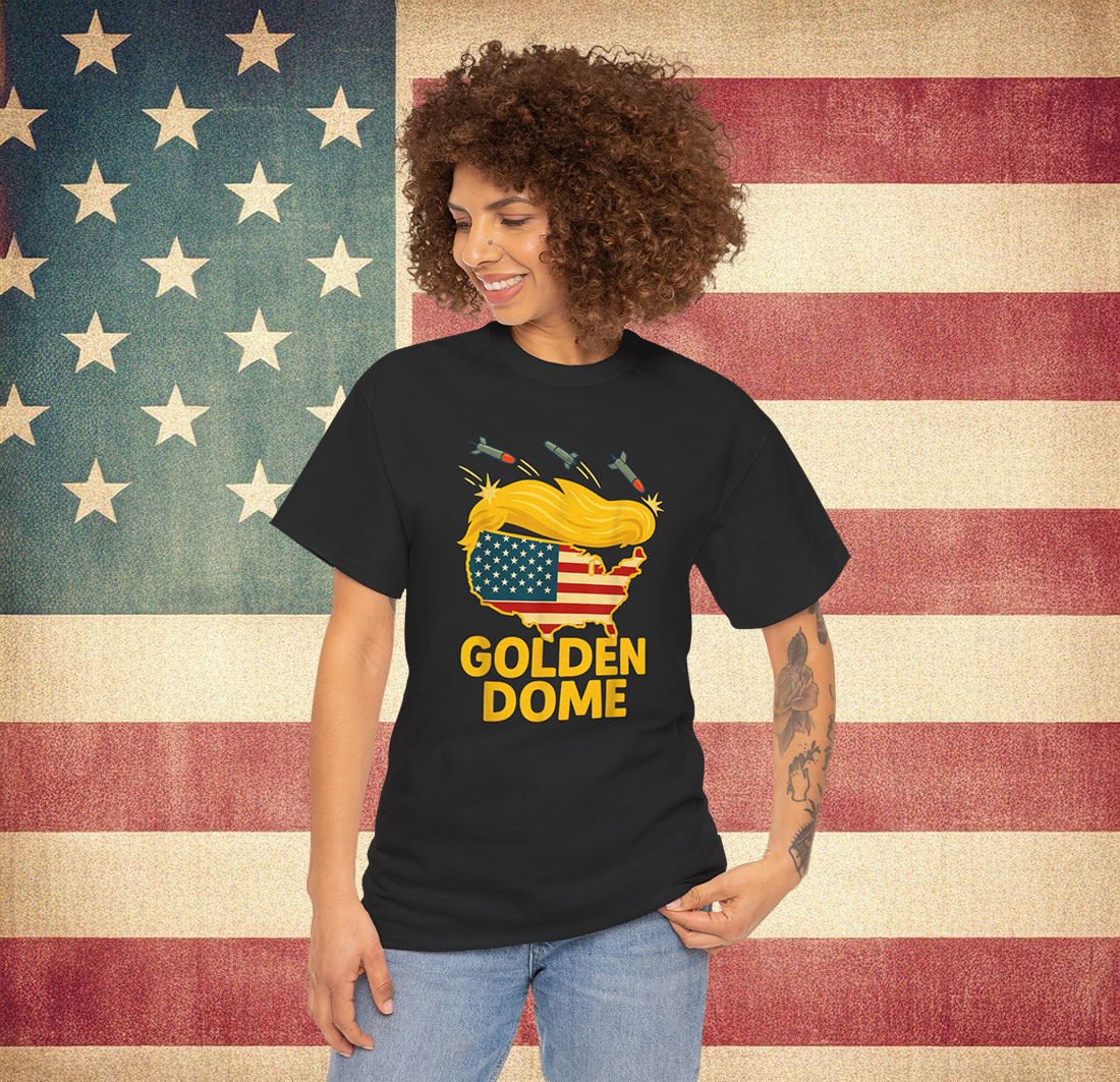 Golden Dome Hair Shield USA Shirt