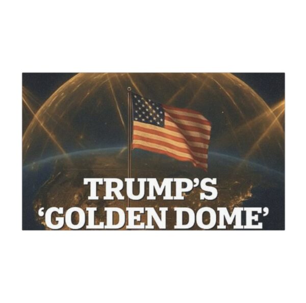 Trump Golden Dome Car Magnet