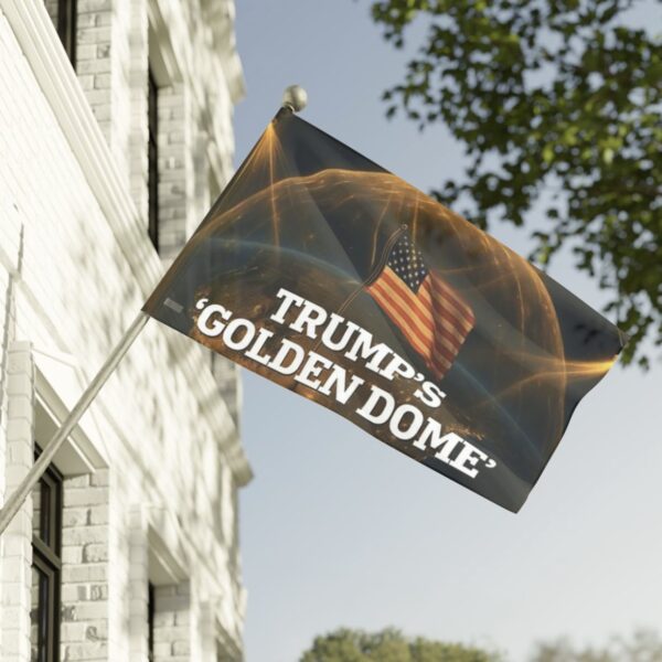Trump Golden Dome Flag