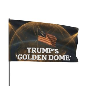 Trump Golden Dome Flag