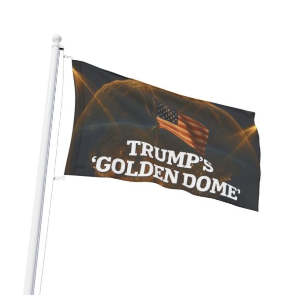 Trump Golden Dome Flag