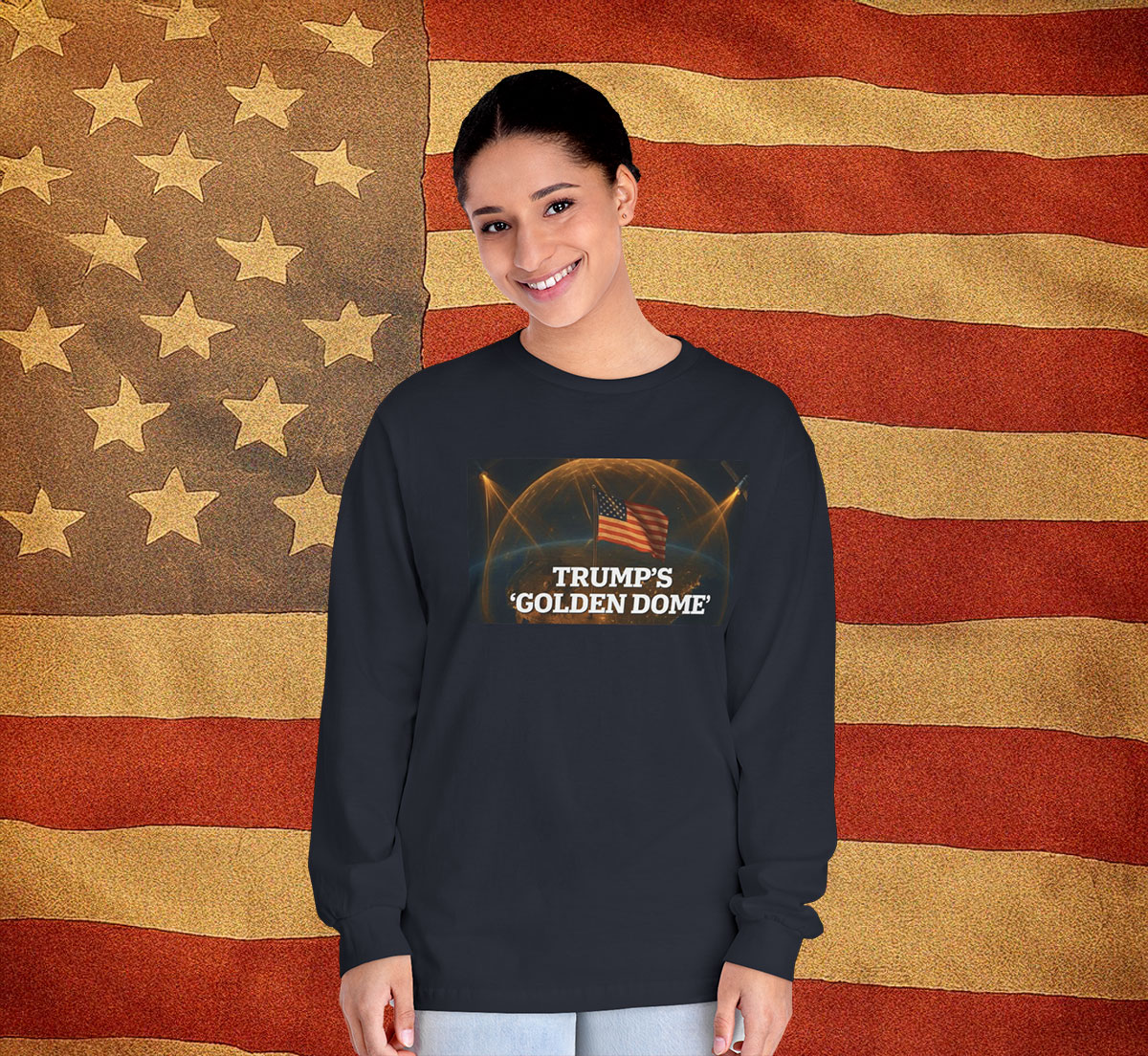 Trump Golden Dome Long Sleeve